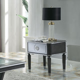 House Beatrice - End Table - Charcoal & Light Gray