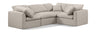 Indulge - Linen 4 Piece Modular Corner Sectional