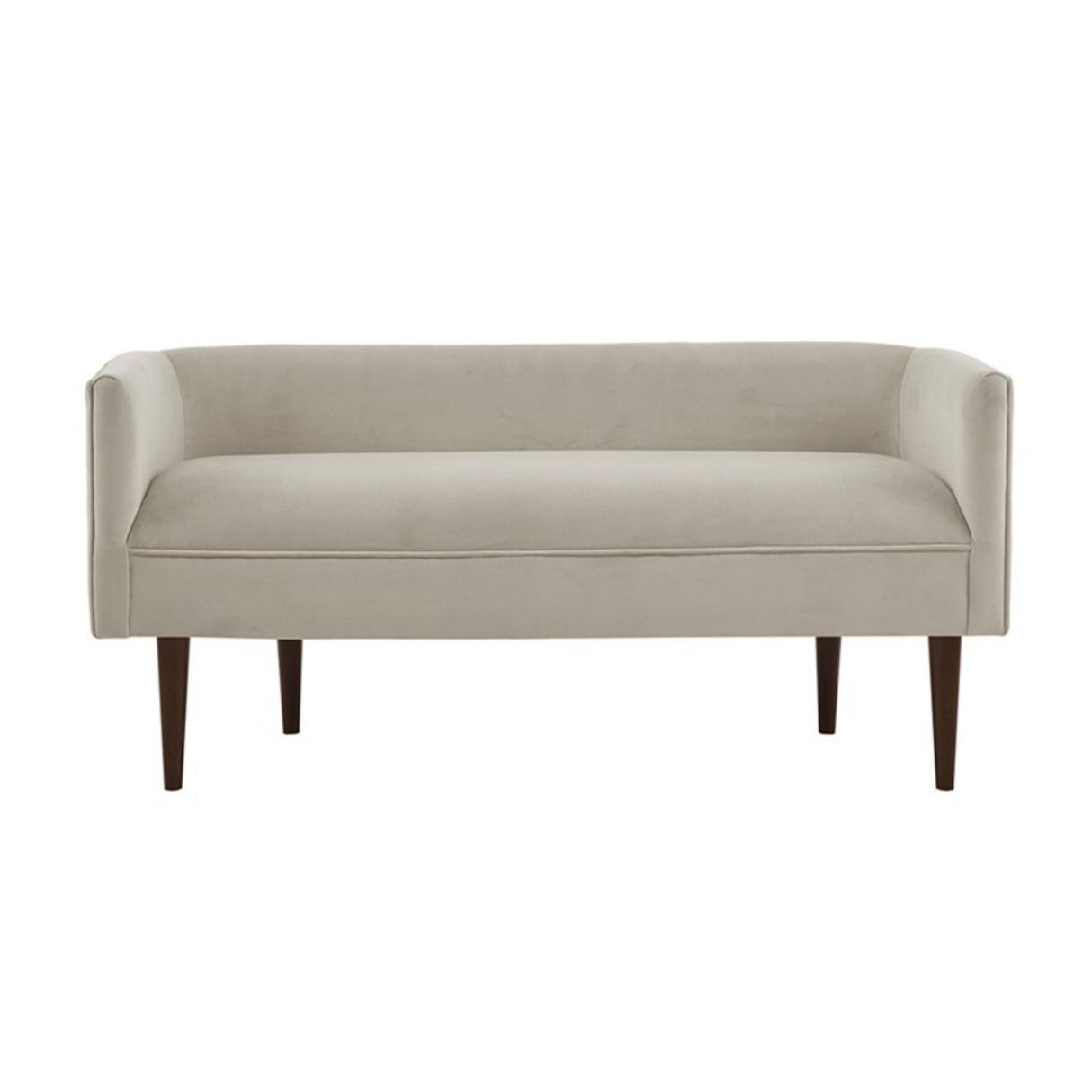 Farrah - Accent Bench With Low Back & Sides - Cream
