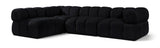 Orin - Fabric Velvet 4 Piece Modular Sectional