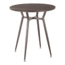 Clara - Industrial Round Dinette Table