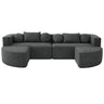 Boneless - Couch Modular Sectional Sofa With Deep Seating And Curved Design
