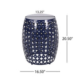 Modern Design, Metal End Table, Large