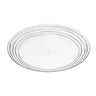 Designer Swirl Acrylic Dinner Plates (Set of 4)