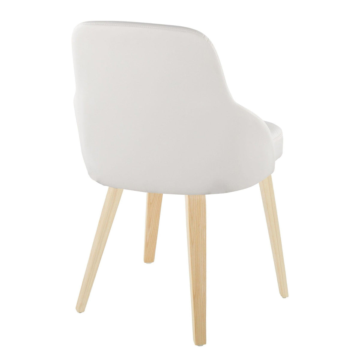 York - Upholstered Chair (Set of 2) - Natural Wood Legs