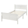Platform Bed Frame Mattress Foundation Sleigh Bed With Headboard / Footboard / Wood Slat Suppor