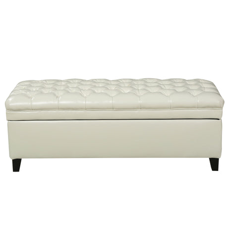 Juliana - Storage Ottoman With Birch Legs