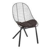 Wired - Contemporary Chair (Set of 2) - Black Metal