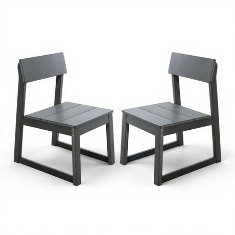 All Weather Patio Dining Chairs (Set of 2)
