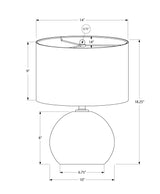 Lighting, Contemporary Table Lamp, Ceramic - Cream