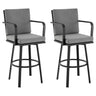 Arnauld - 30" Outdoor Patio Swivel Bar Stool Set