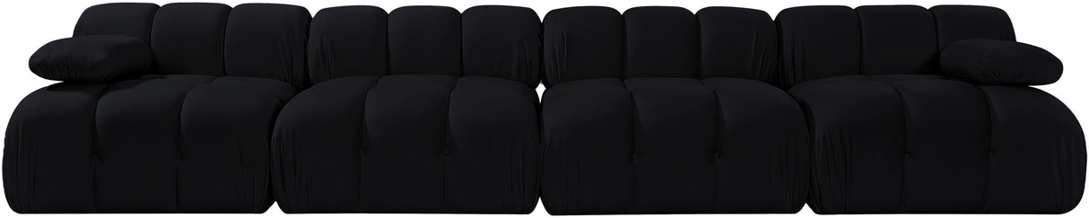 Orin - Velvet 4 Piece Modular Sofa