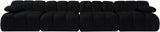 Orin - Velvet 4 Piece Modular Sofa