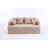 Foldable Sofa Bed, Boneless Couch Convertible Sleeper With 4 Pillows