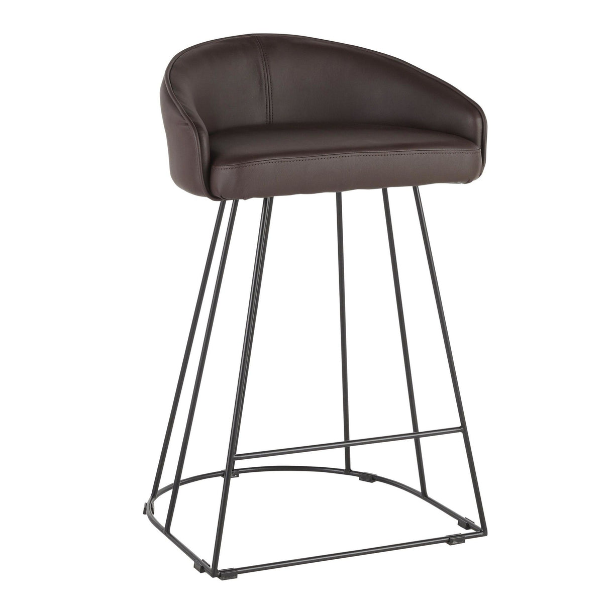 Canary - Counter Stool (Set of 2) - Black Metal