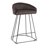 Canary - Counter Stool (Set of 2) - Black Metal