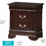 Louis Phillipe - Nightstand - Wood