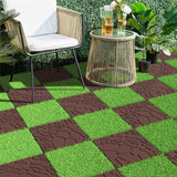 Stone Texture Patio Deck Tiles, Diy Module Interlocking Decking Floor Tiles
