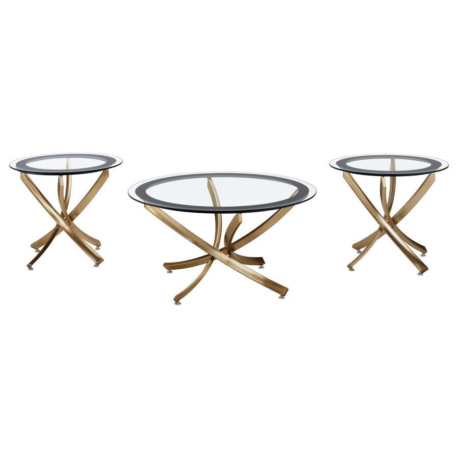Brooke - Round Coffee Table Set