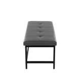 Fuji - Bench - Black Metal Base