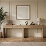 Avro - Solid Wood And Oak Veneer Desk