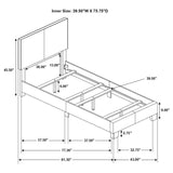 Dorian - Upholstered Panel Bed