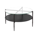 Caroline - Round Coffee Table - Black