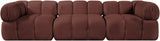Orin - Velvet Performance Fabric Upholstered 3 Piece Modular Sofa