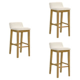 Annikah - Modern Transitional Wood Bar Height Kitchen Bar Stool