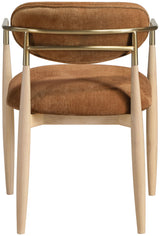 Riccio - Fabric Dining Arm Chair (Set of 2) - Natural Frame