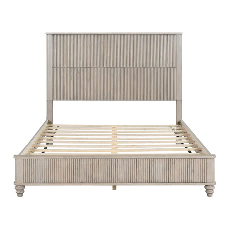 Platform Bed Frame & Tall Headboard