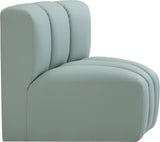 Arc - Faux Leather Curved Corner Chair