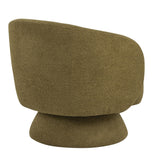 Zara - Upholstered Contemporary Swivel Accent Chair With Pillow