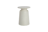 Lithia - Indoor Outdoor Lamp Table - White Concrete Finish