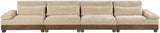 Turin - 4 Piece Fabric Upholstered Modular Sofa