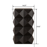 Side Table With 3D Embossed Pattern Design