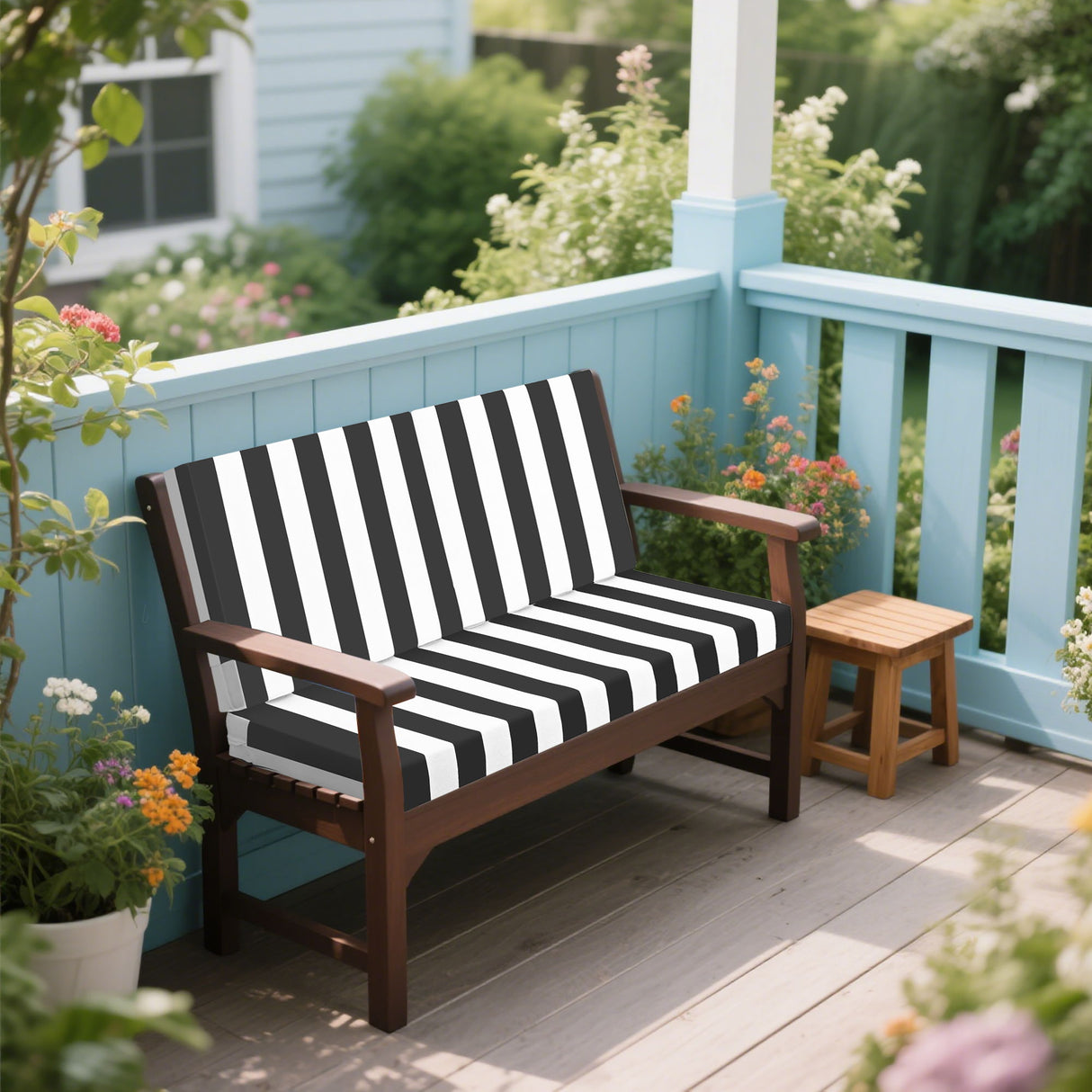 Outdoor Deep Seat Waterproof Replacement Patio Chair Cushions (Set of 2)