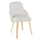 York - Upholstered Chair (Set of 2) - Natural Wood Legs