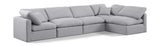 Indulge - Linen 5 Piece Modular Sectional