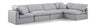 Indulge - Linen 5 Piece Modular Sectional