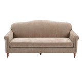 Loveseat Sofa, 2 Seater Couch With Rolled Arms