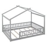 Bed House Bed Frame With Fence