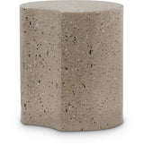 Dimple - End Table - Terazzo Finish