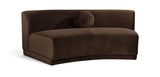Avra - Velvet Performance Fabric Upholstered Armless Sofa