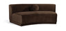 Avra - Velvet Performance Fabric Upholstered Armless Sofa