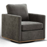 Square Upholstered Swivel Accent Chair
