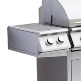 Summerset Left Side Burner Bracket for Sizzler Series Carts - CART-SIZ-SB2BK-L