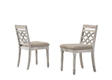 Havanna - Wide Chair With Cushion (Set of 2) - Off White