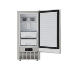 15 in. Built-in Residential Pearl Ice Nugget Maker, 66lb /day with Drain Pump in Stainless-Steel (KM-BIM66-NSS) No rating value Same page link.   (0) Write a review