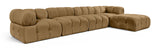 Orin - Fabric Velvet 5 Piece Modular Sectional